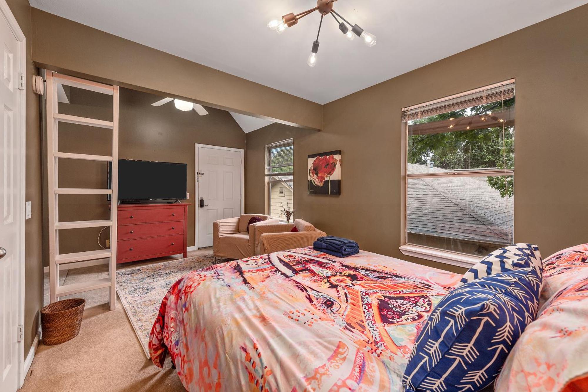 Boho-Inspired Haven With Free Park Appartement Houston Buitenkant foto