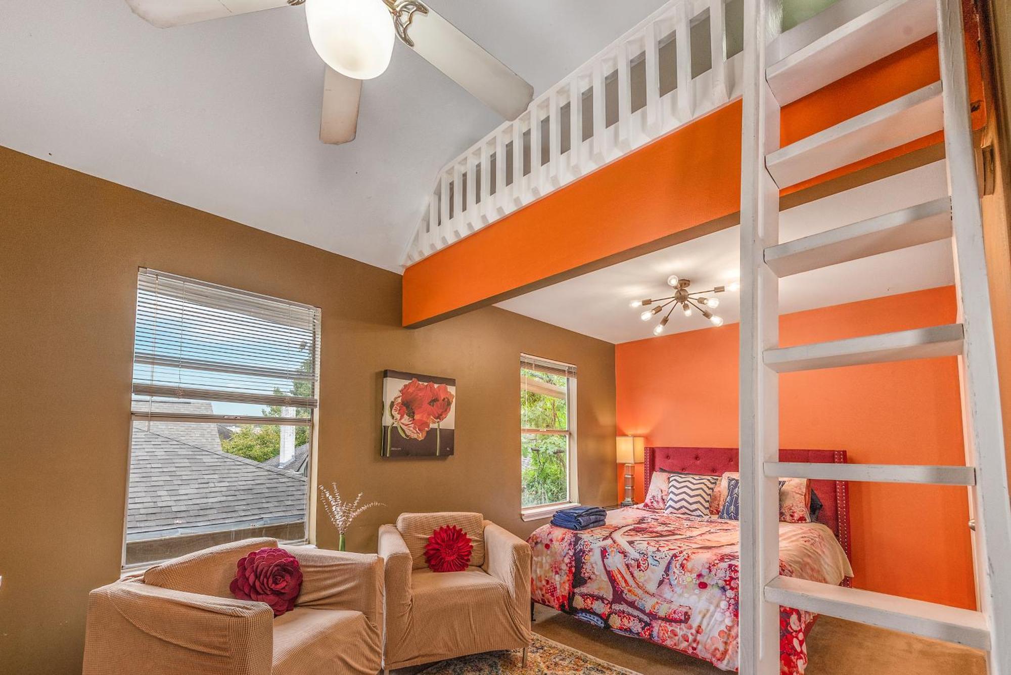 Boho-Inspired Haven With Free Park Appartement Houston Buitenkant foto